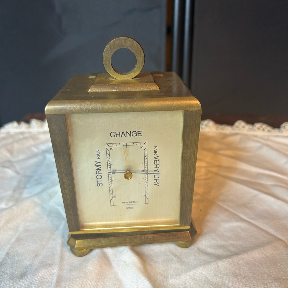 Hamilton Brass Weather Clock